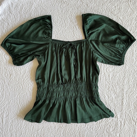 Fifty Street Tops - Dark Green blouse